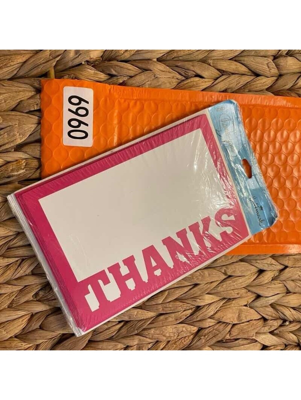 ✅Hallmark Greeting Cards Thank You Floral Blank Notes with Envelopes #️⃣0969